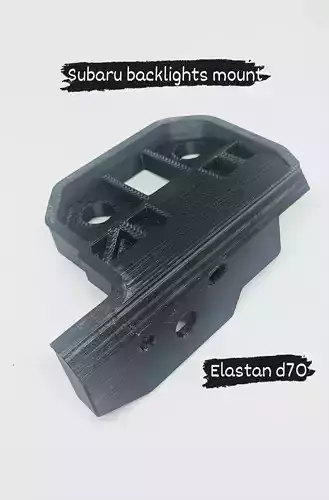 Subaru Legacy outback headlight mount 3D print model