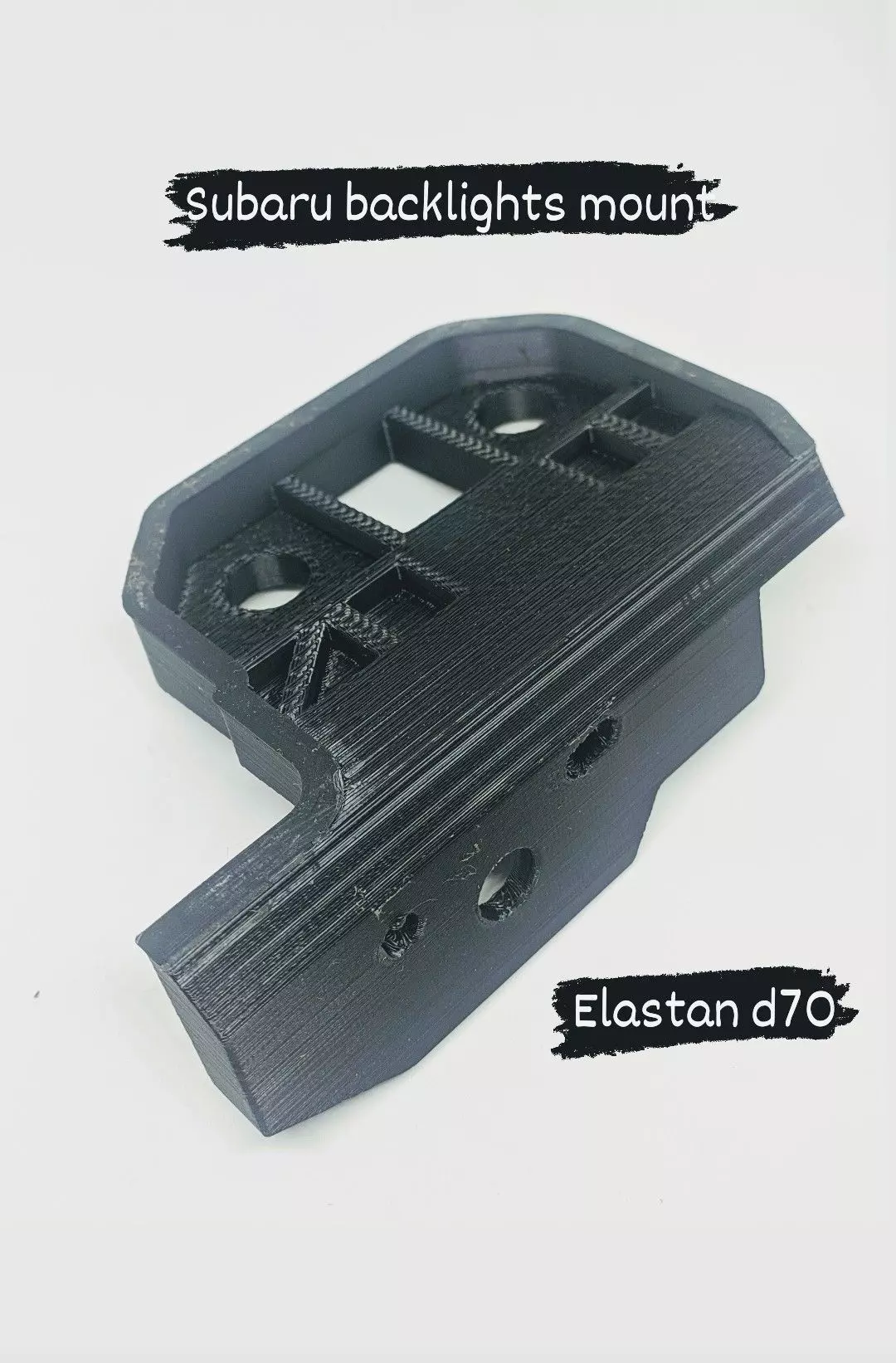 Subaru Legacy outback headlight mount 3D print model_0