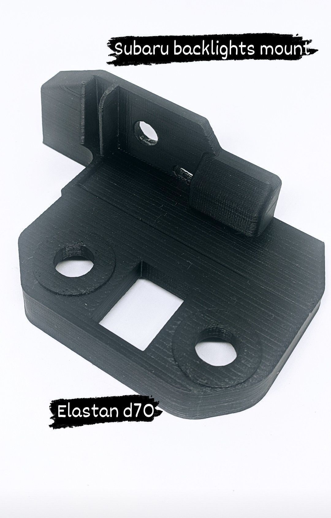 Subaru Legacy outback headlight mount 3D print model_1