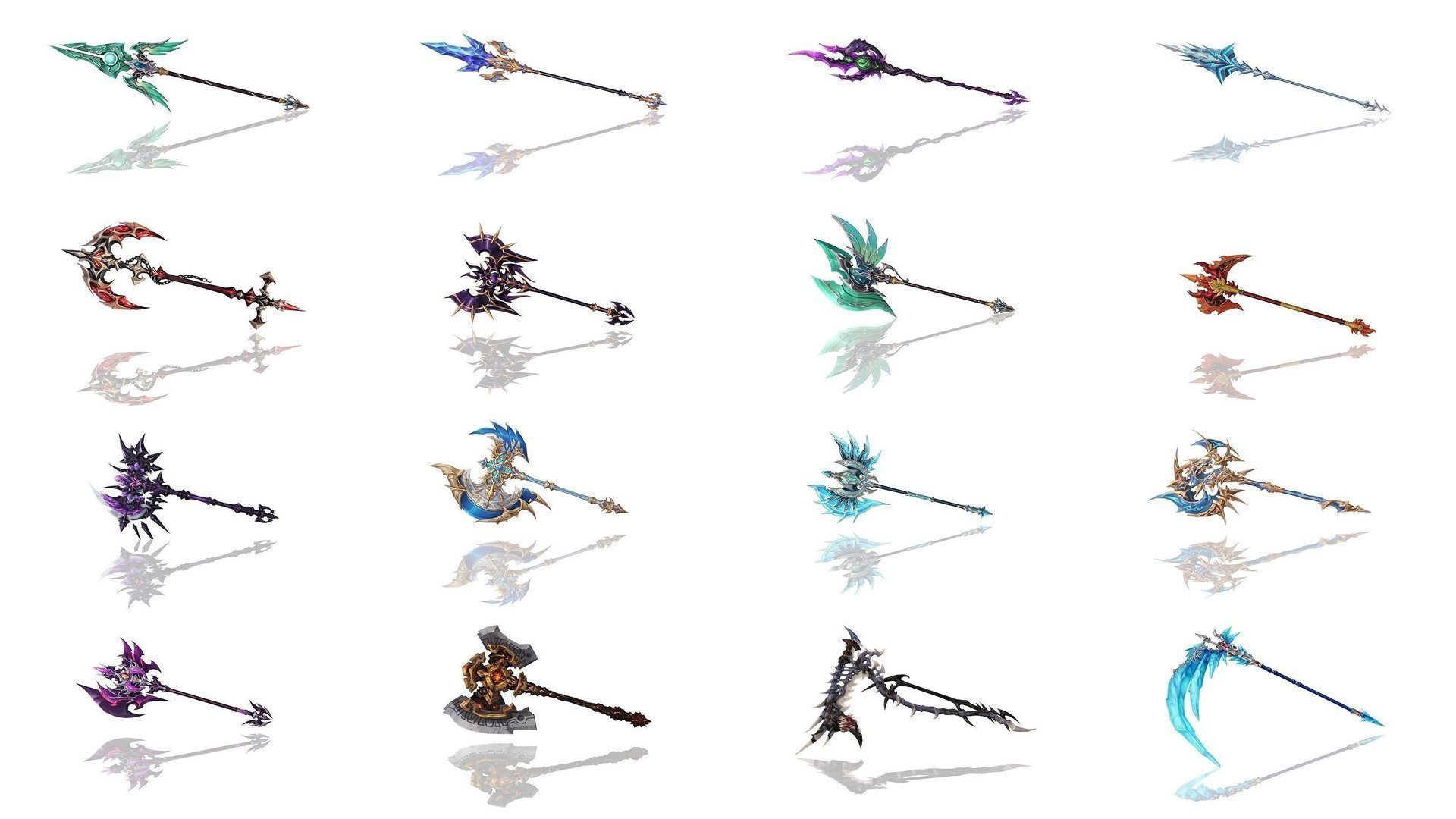 300 Weapons 3D Model Collection_1