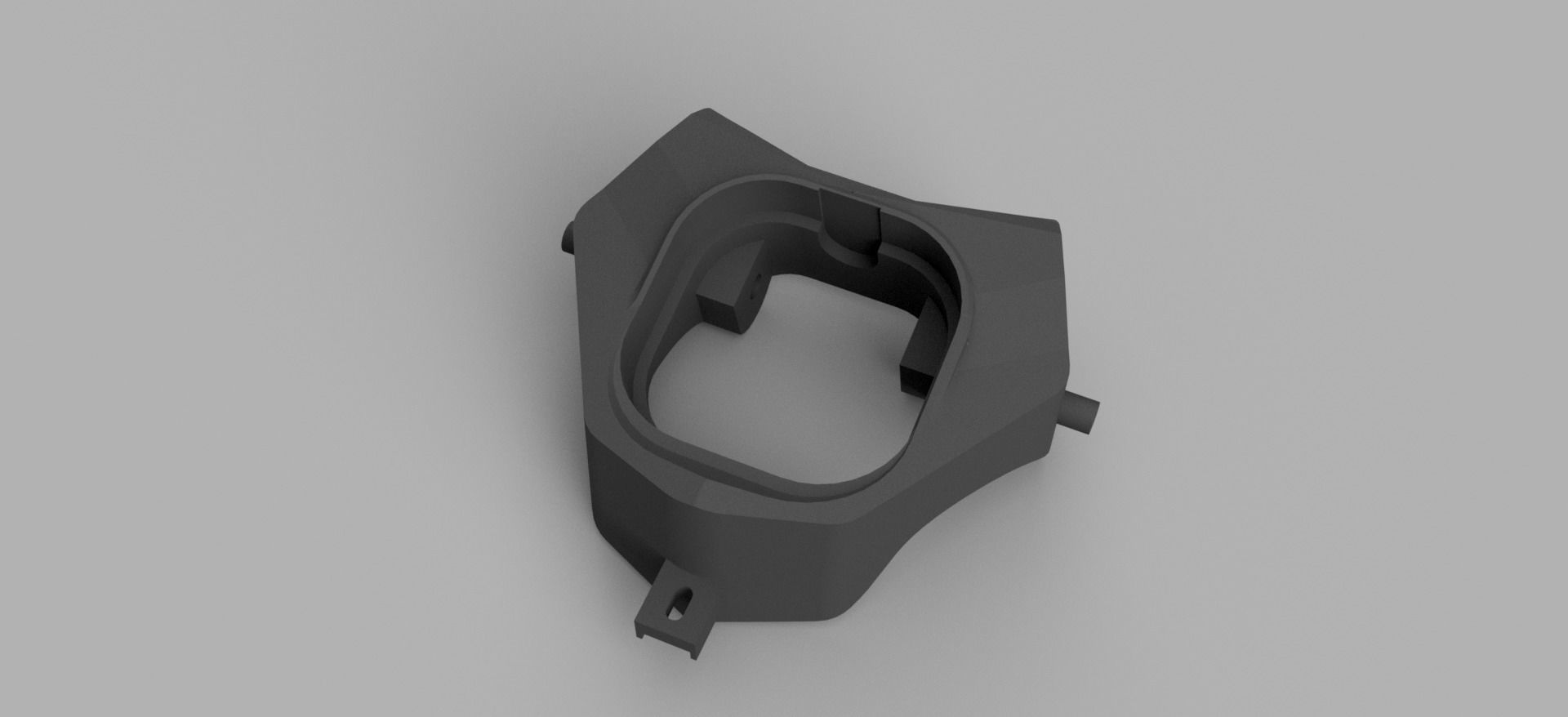 SHERCO LED headlight mounting 3D print model_1