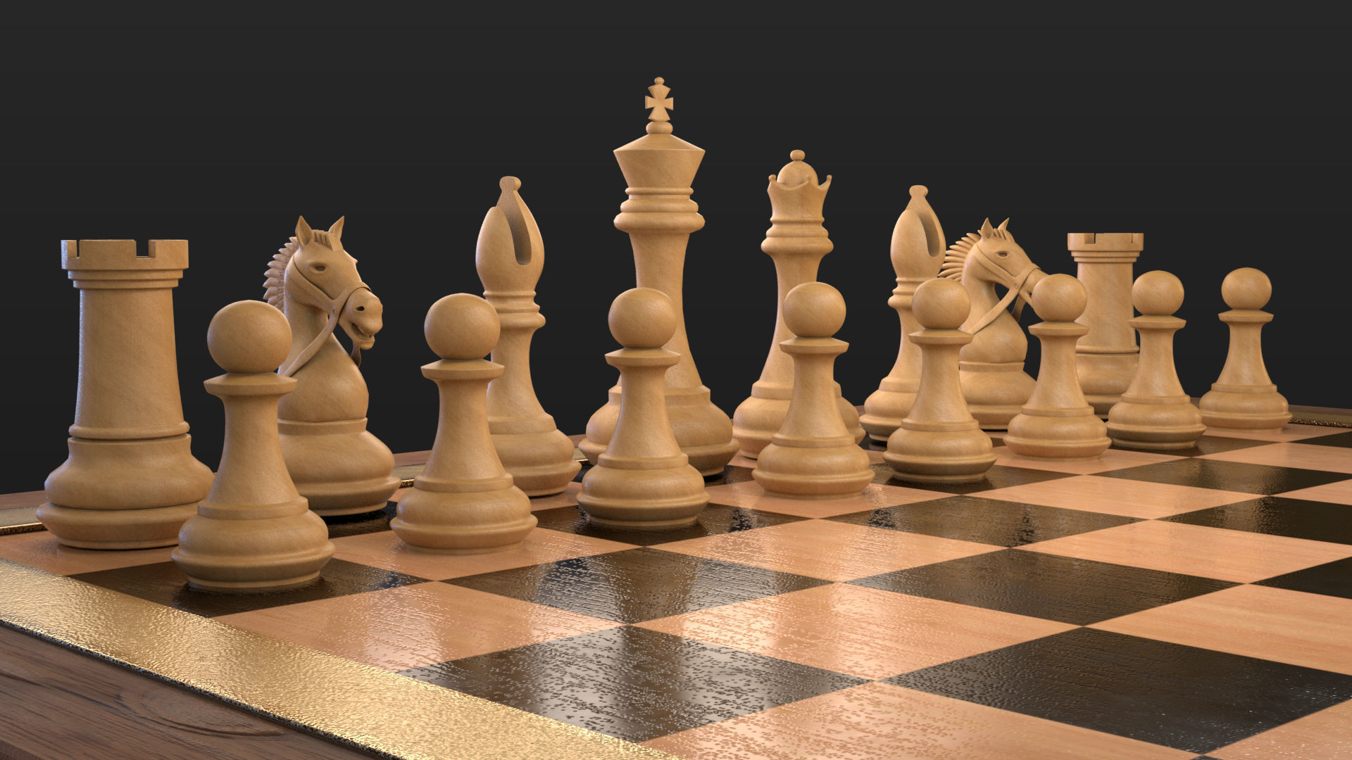 professional chess 3D model_10