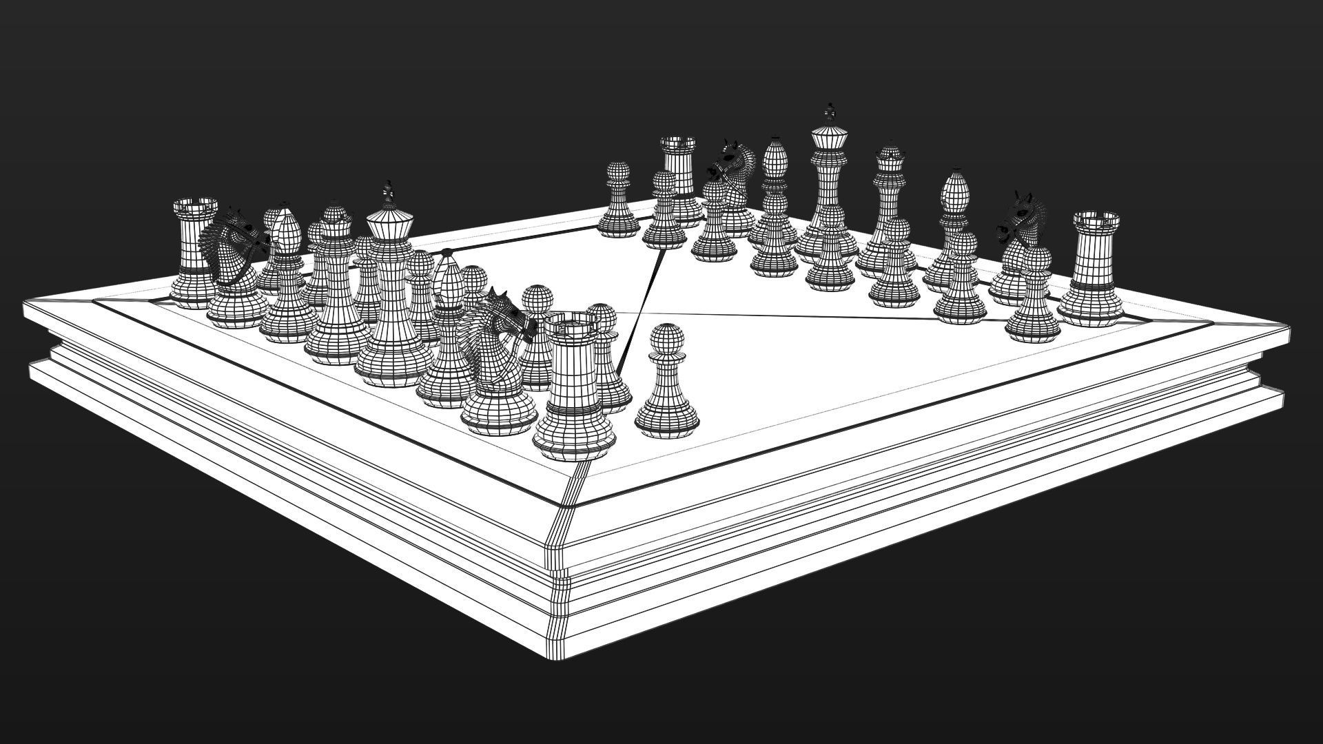 professional chess 3D model_18