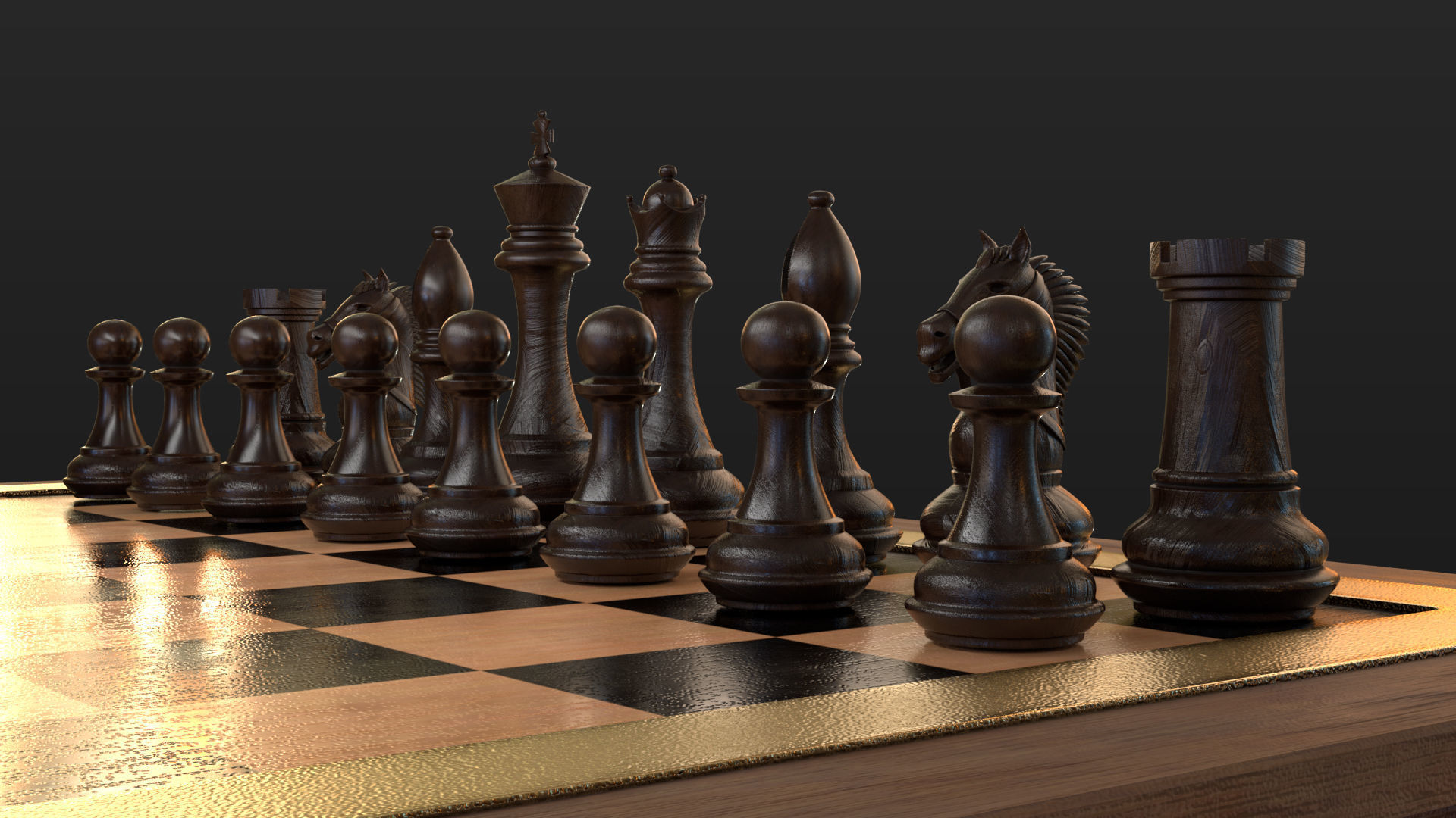 professional chess 3D model_5