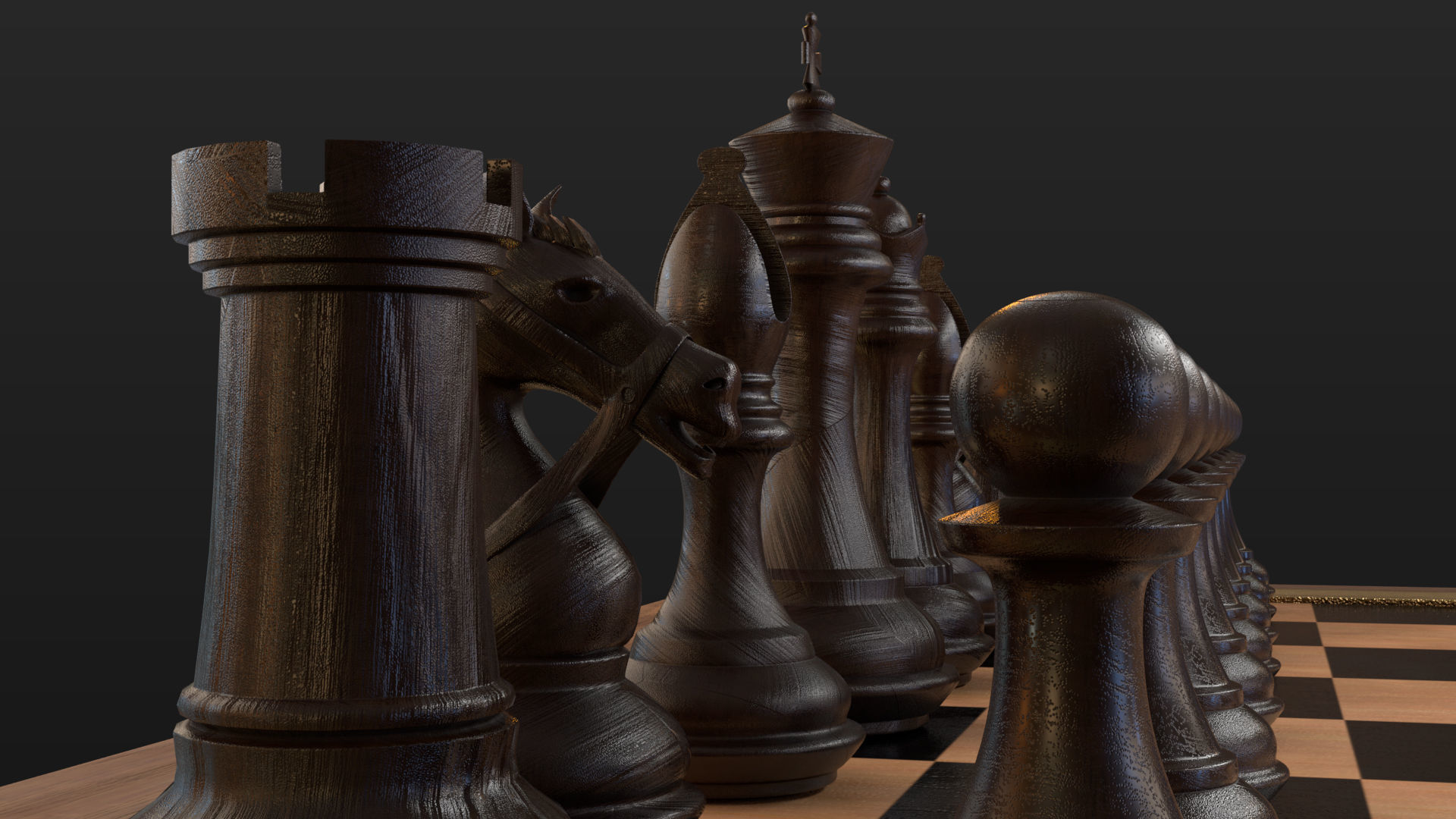 professional chess 3D model_8