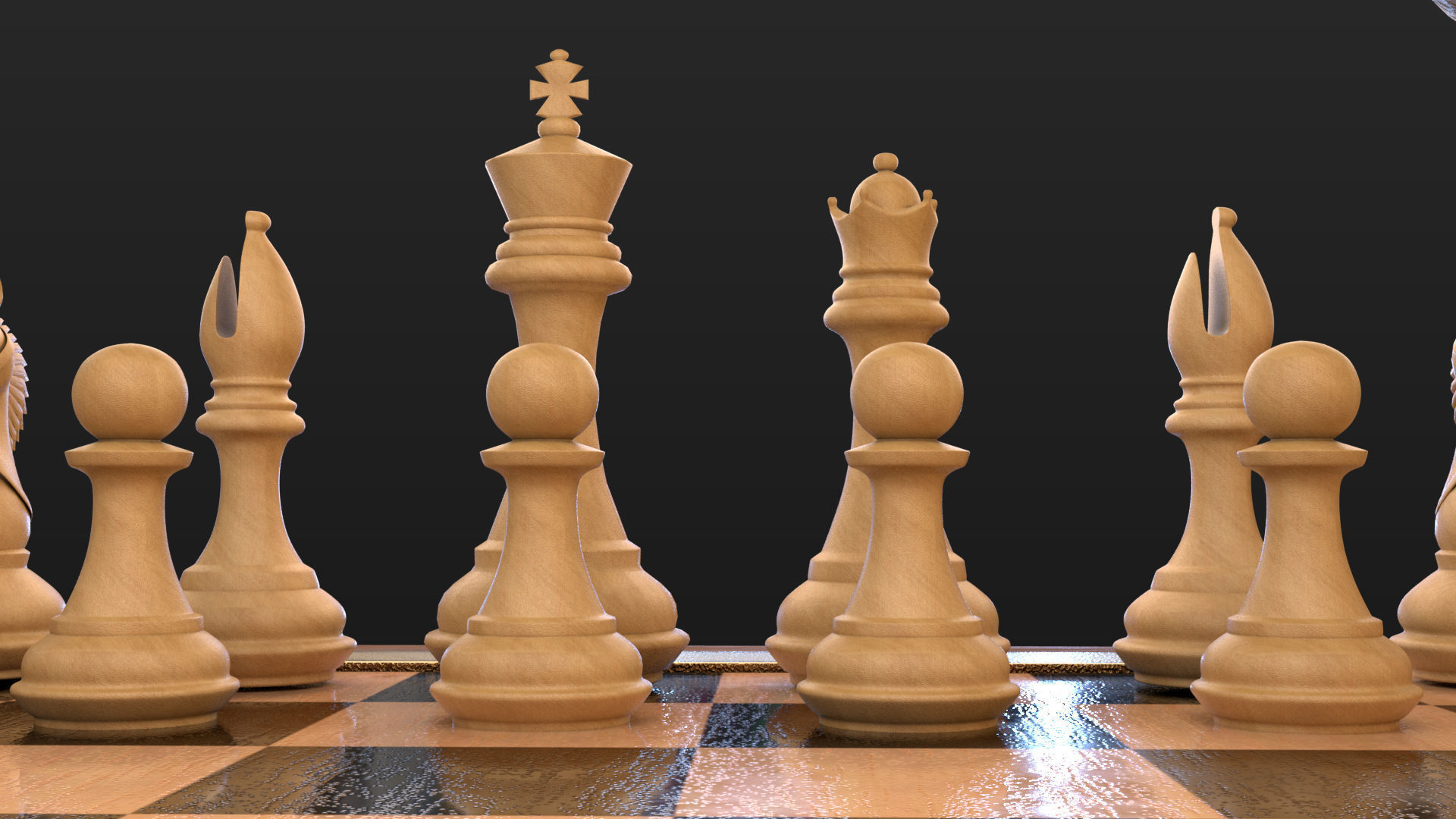 professional chess 3D model_11