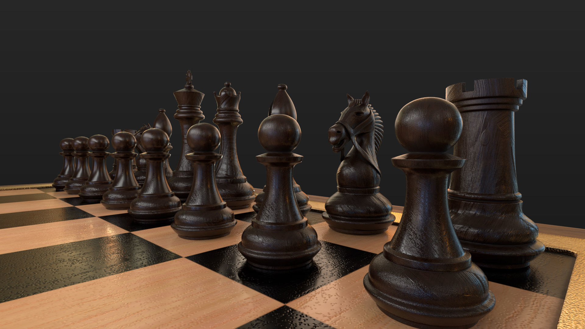 professional chess 3D model_15