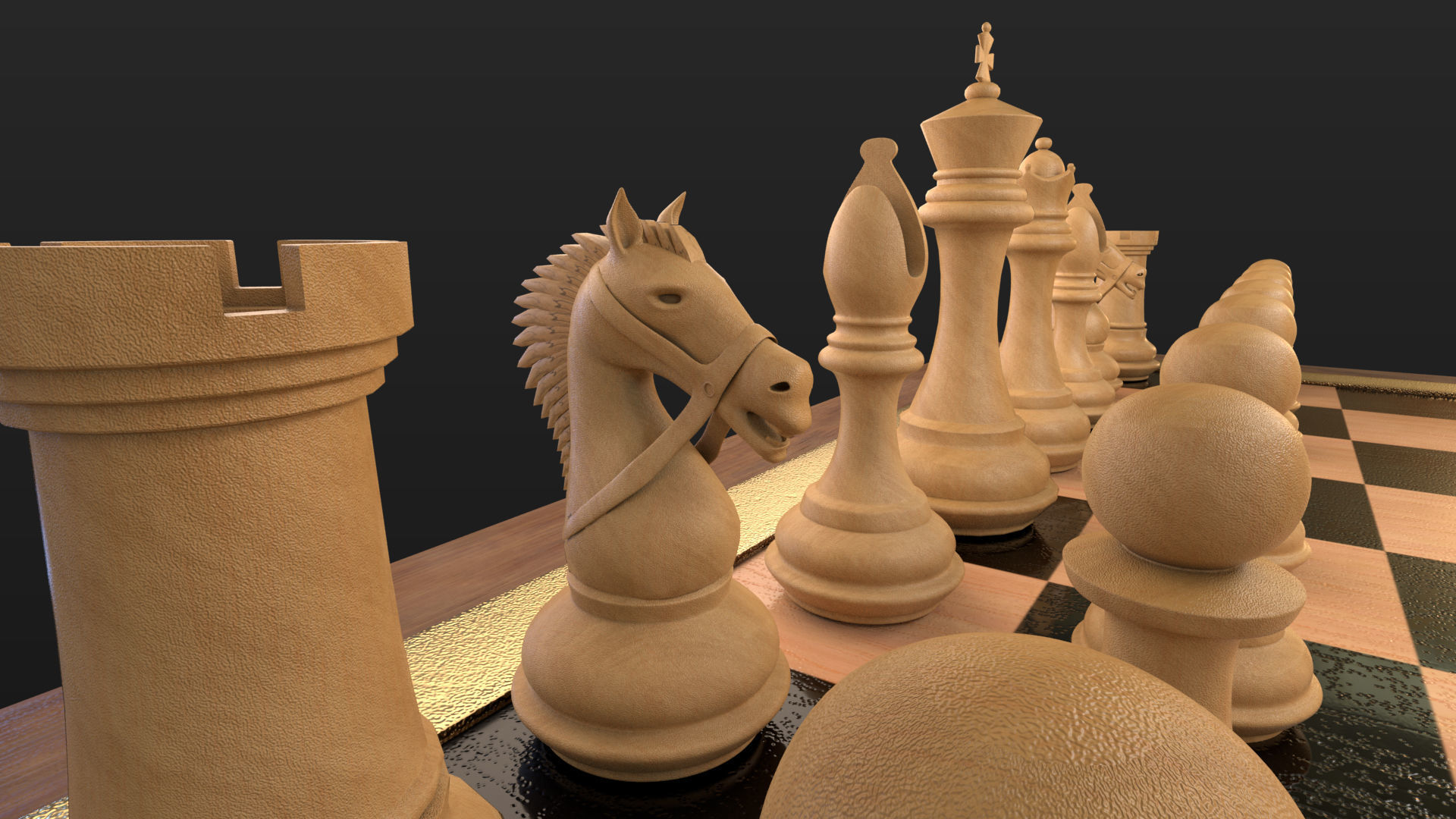 professional chess 3D model_13