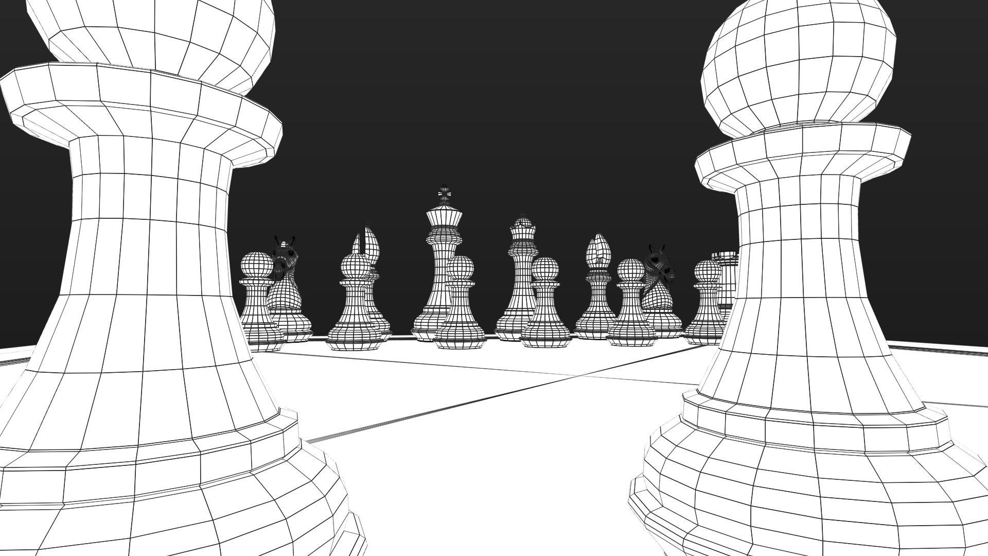 professional chess 3D model_27