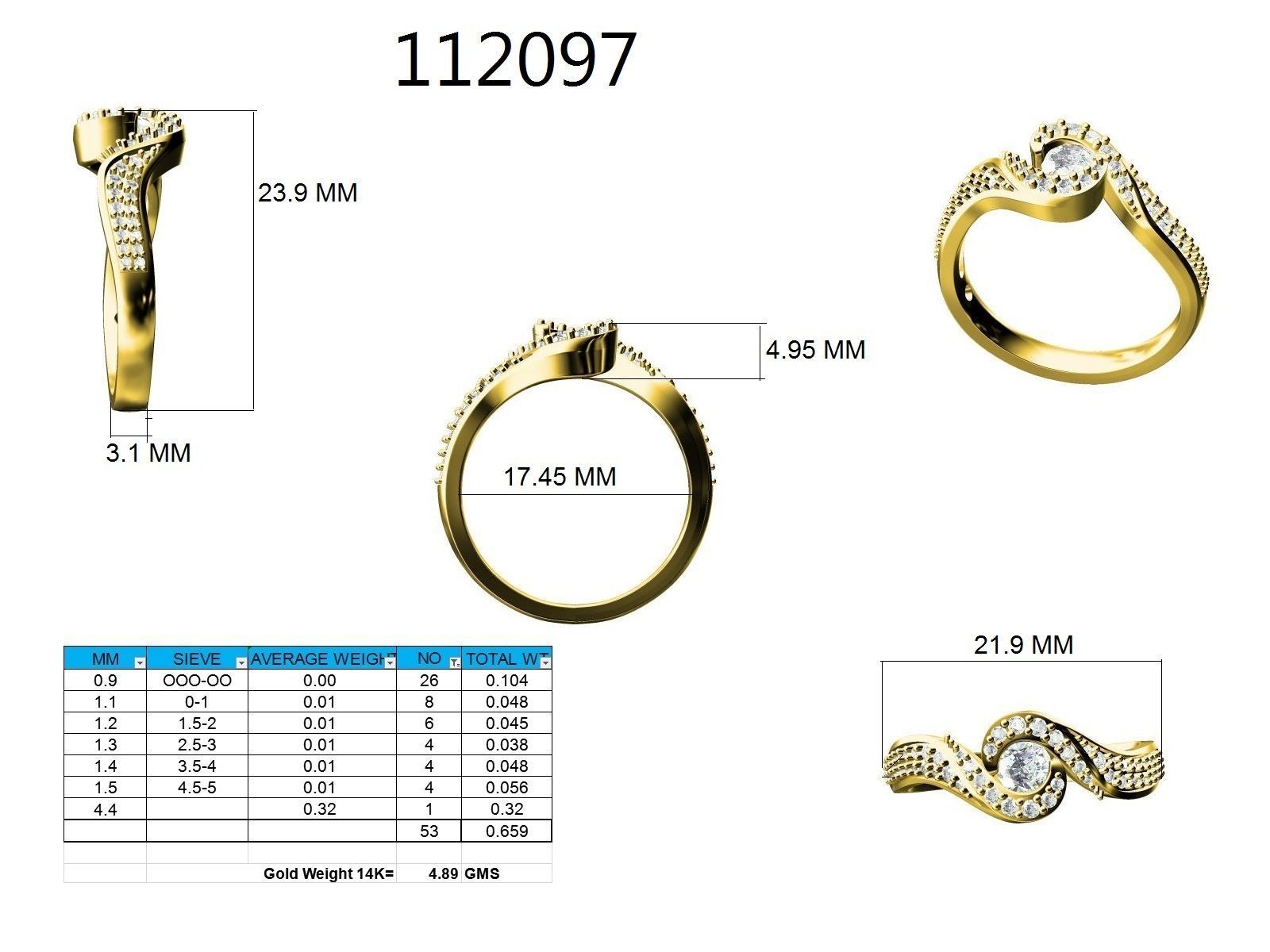 Ring - 112097 3D print model_12