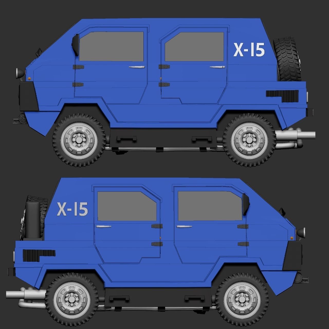 Gurgel Car 3D print model_3