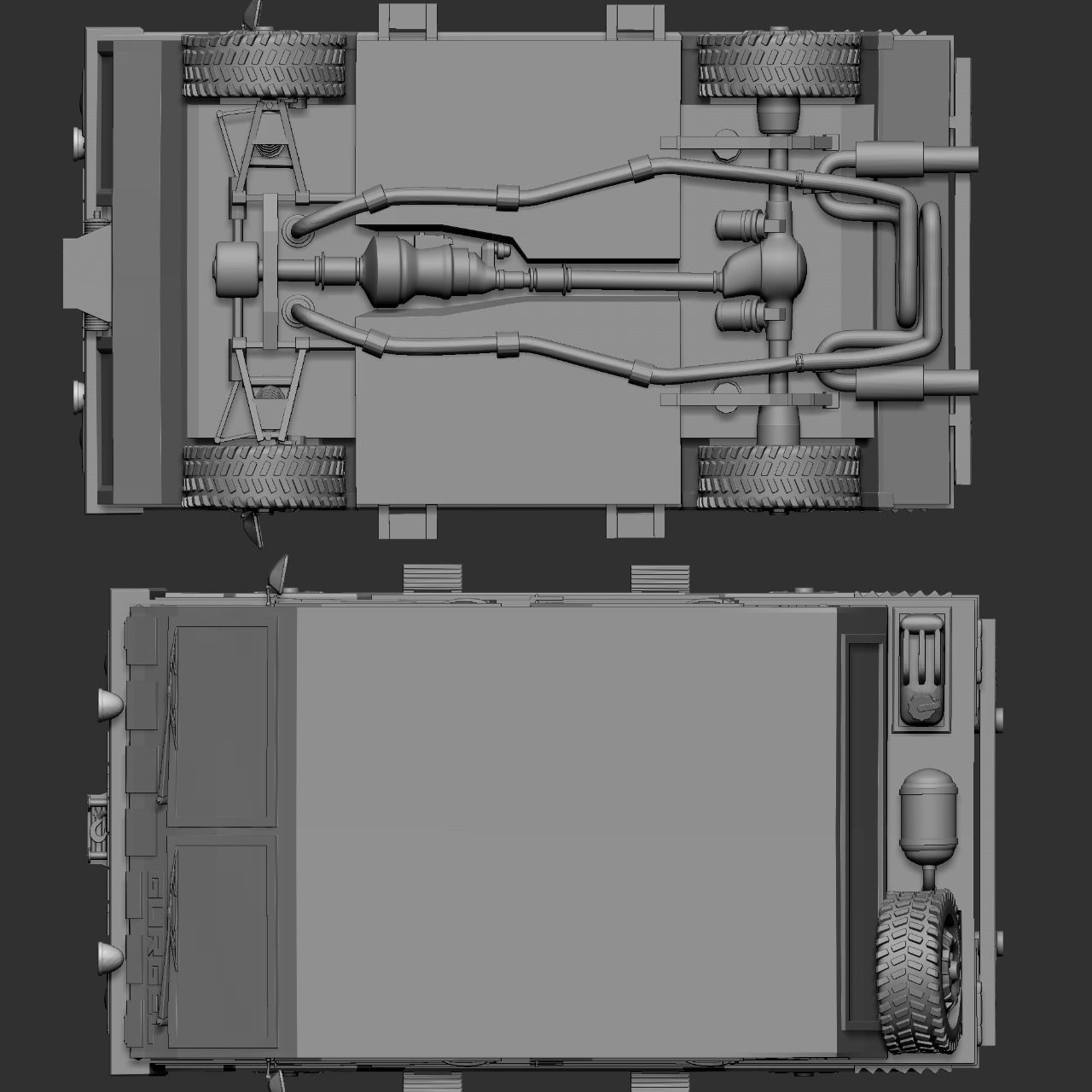 Gurgel Car 3D print model_7