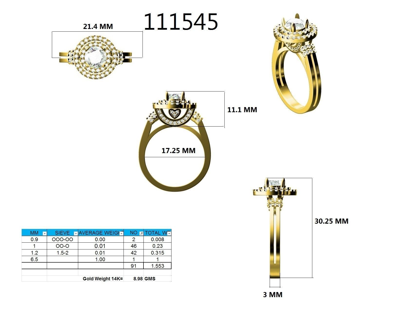 Ring - 111545 3D print model_12
