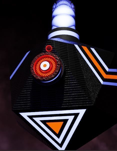 Robot arm isometric Low-poly 3D model_1