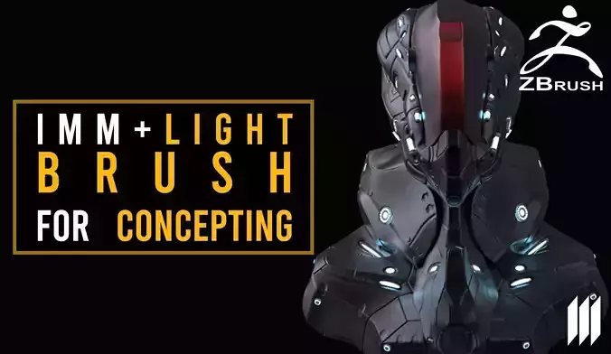 IMM Lights For Concepting in Zbrush 3D model
