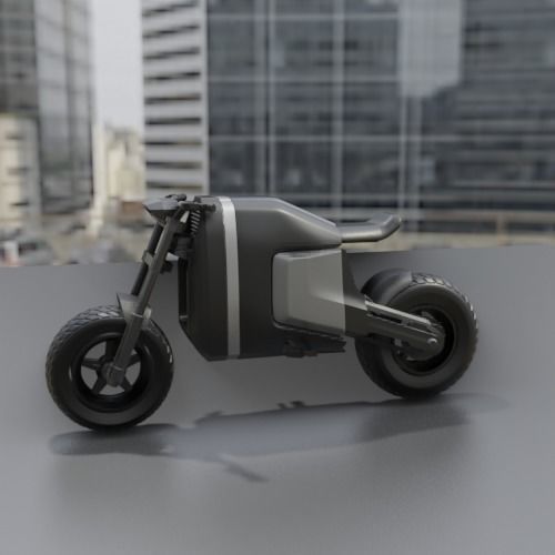 ELECTRIC SCRAMBLER MOTORCYCLE EXCLUSIVE DESIGN 21M-1 3D print model_6