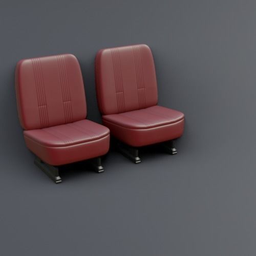 VINTAGE SEAT 27F-S4CL 3D print model_7