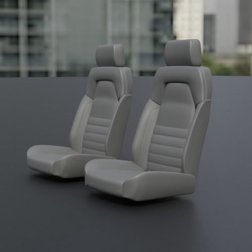 VINTAGE SEAT 27F-S4CL 3D print model_8