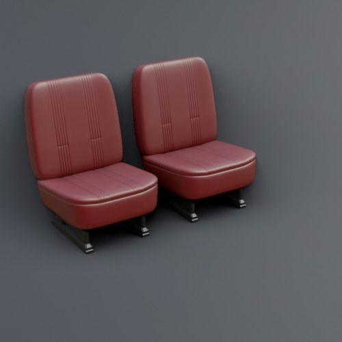 VINTAGE SEAT 27F-S4CL 3D print model_9