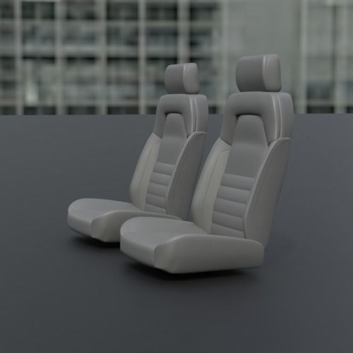 VINTAGE SEAT 27F-S4CL 3D print model_10