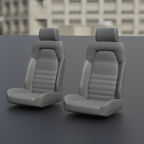 VINTAGE SEAT 27F-S4CL 3D print model_6