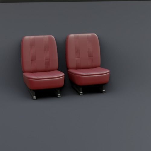 VINTAGE SEAT 27F-S4CL 3D print model_3