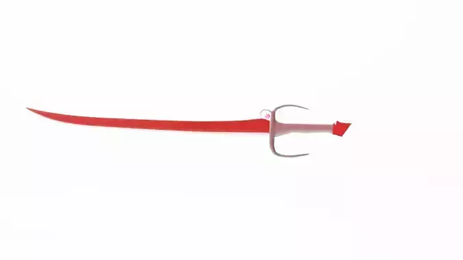 Low Poly Sword plastic
