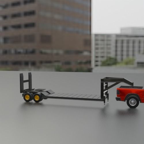 GOOSE NECK TRAILER T01-19MAY 3D print model_3
