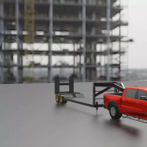 GOOSE NECK TRAILER T01-19MAY 3D print model_0