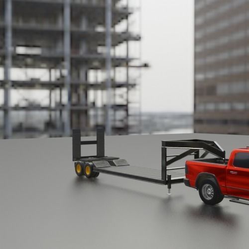 GOOSE NECK TRAILER T01-19MAY 3D print model_2