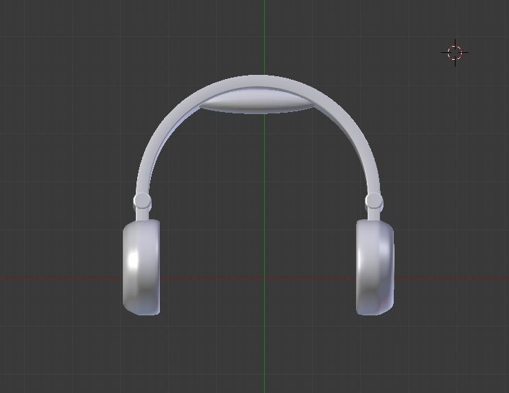3D HEADPHONES model pair of 3D model_6