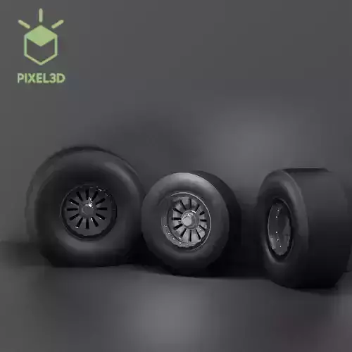 Drag wheel R3 3D print model