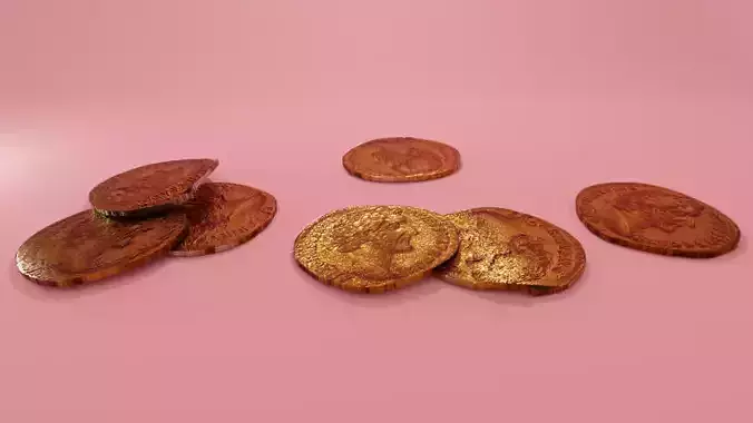 Rome Roman Coin 3D model