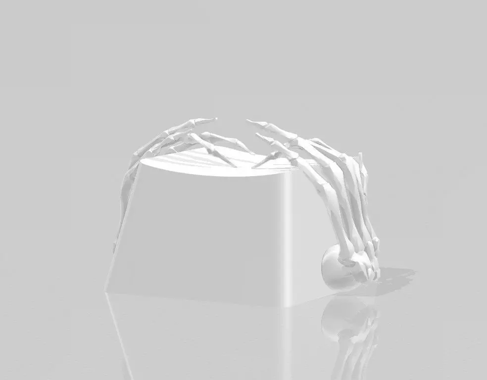 3D PRINTS KEYCAP Skull Hand 3D print model