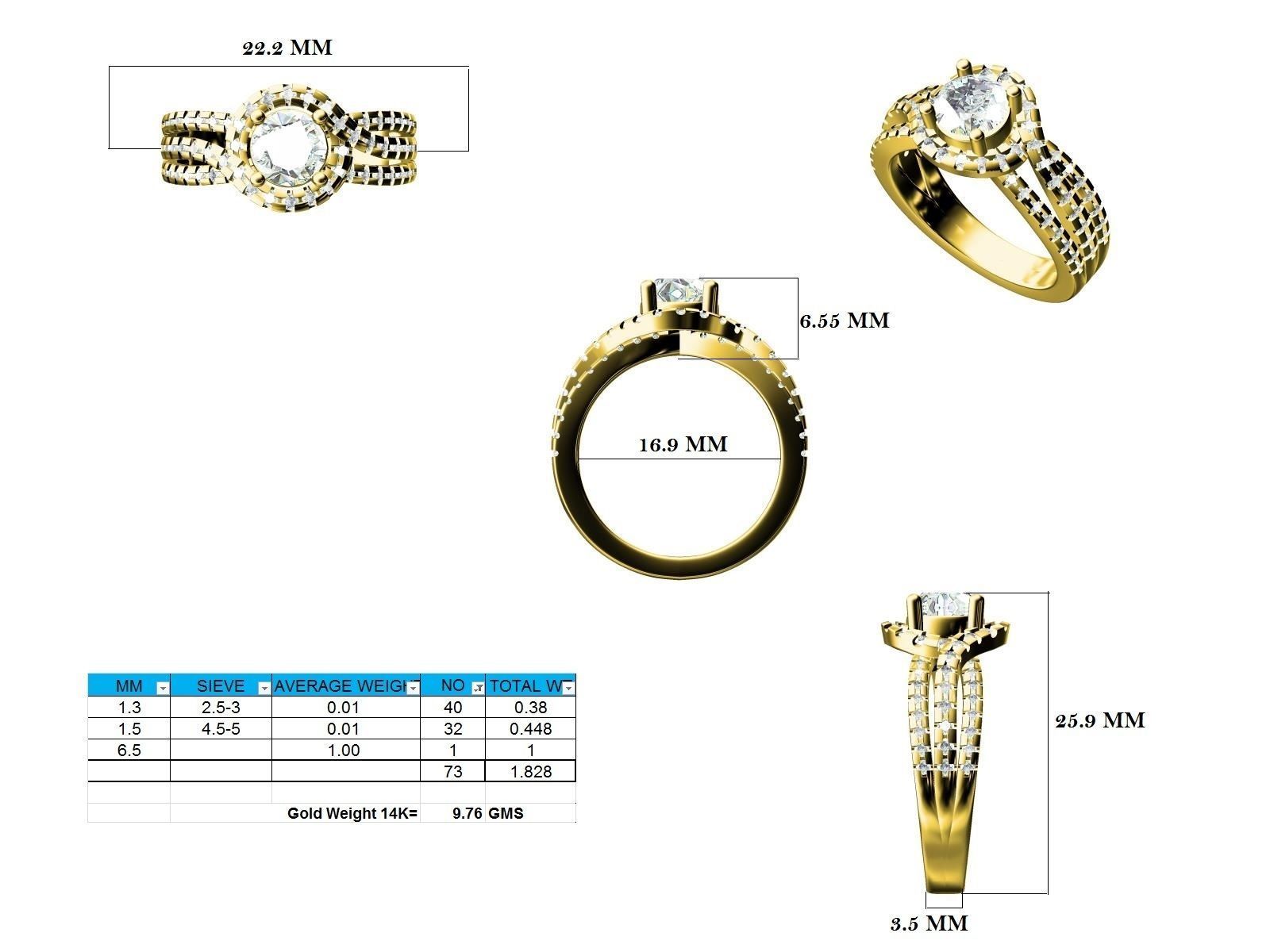 Ring - 137472 3D print model_12