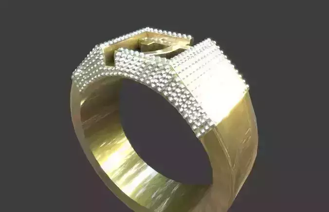 Diamond Ring 3D PRINT READY