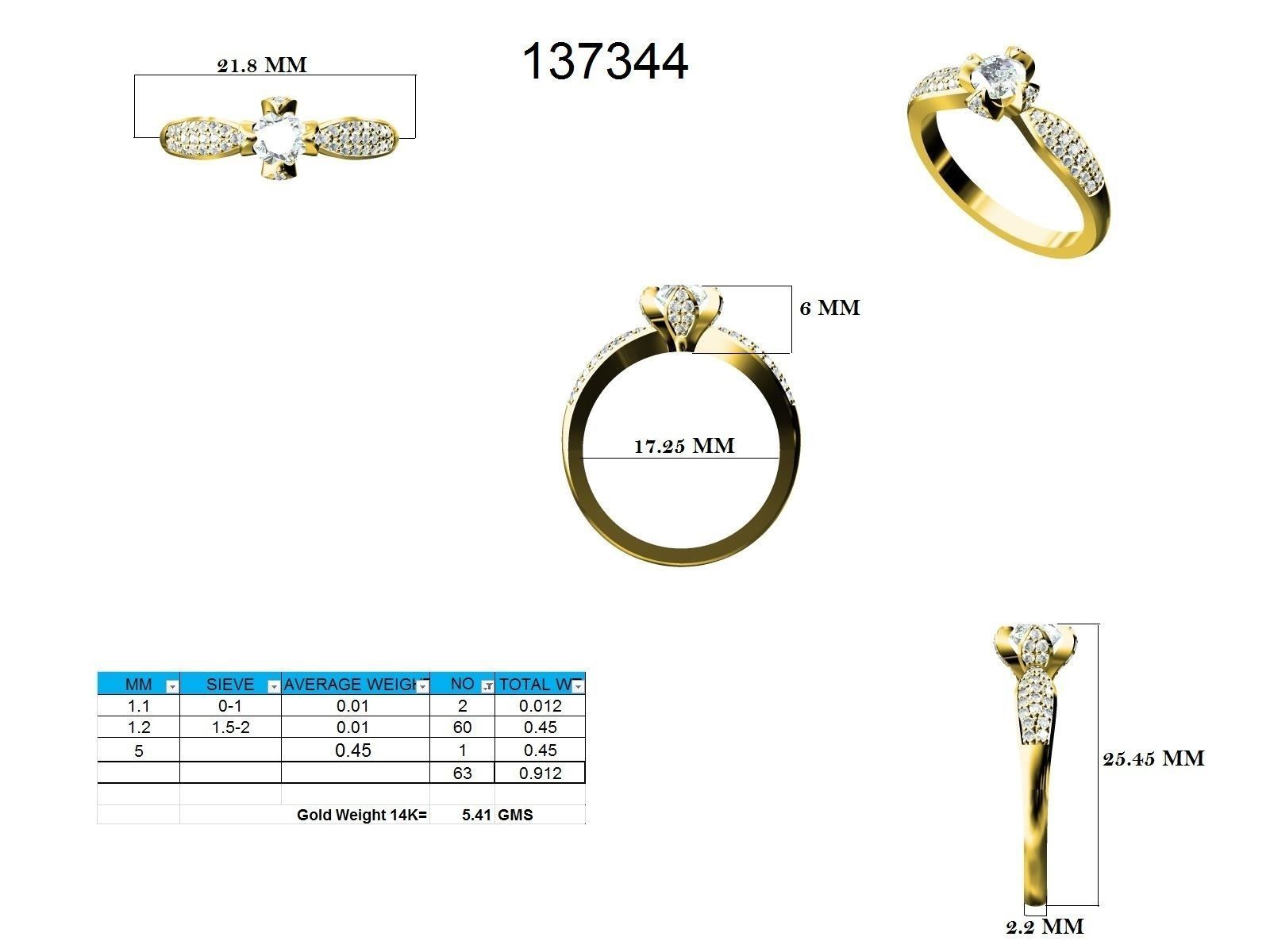 Ring - 137344 3D print model_12