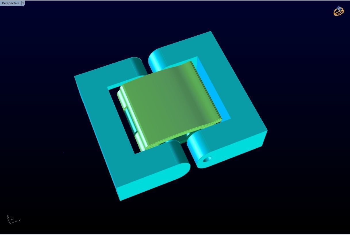 Bracelet lock - Jewelry lock - N1000 3D print model_3