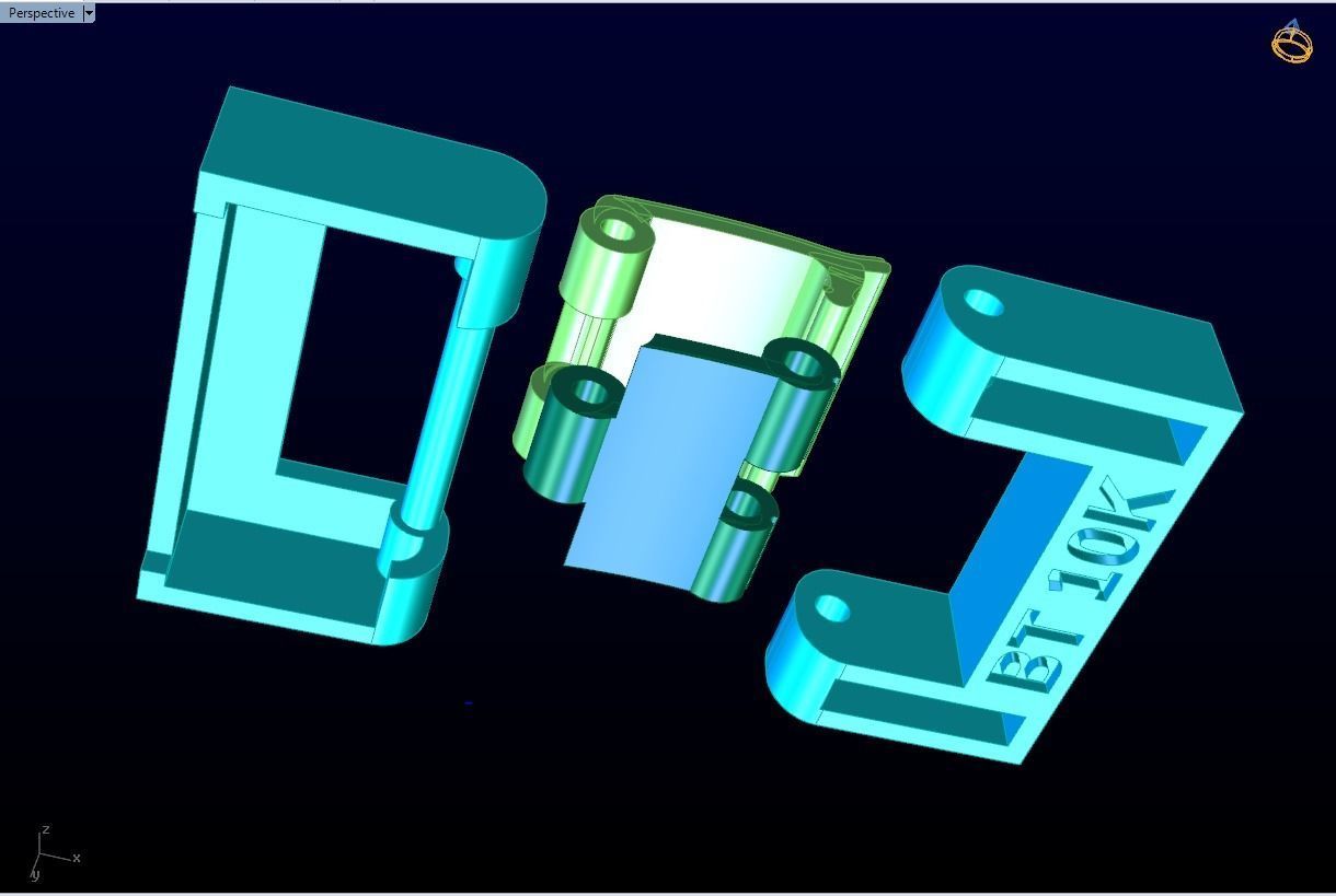 Bracelet lock - Jewelry lock - N1000 3D print model_1