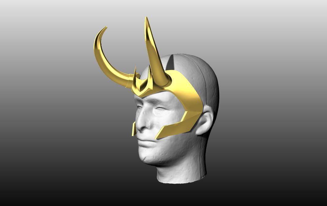 Loki Series Crown Headpiece VERSION 2 3D print model 3D print model_3