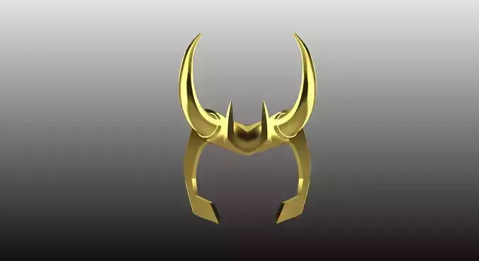 Loki Series Crown Headpiece VERSION 2 3D print model