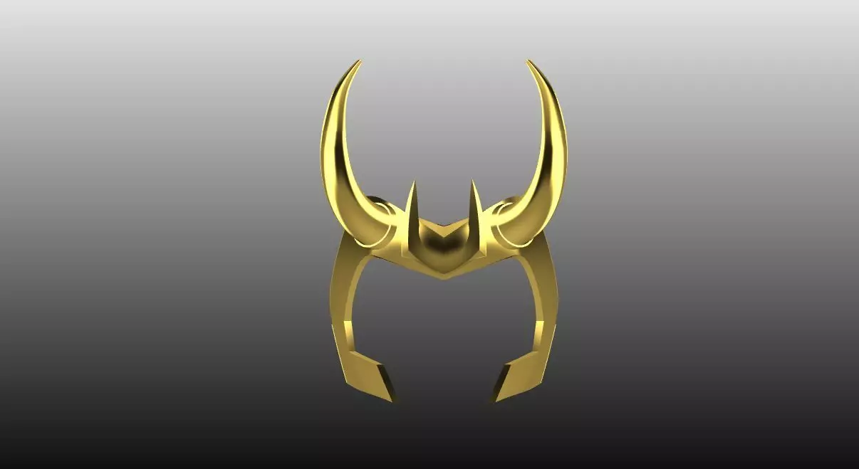 Loki Series Crown Headpiece VERSION 2 3D print model 3D print model_0