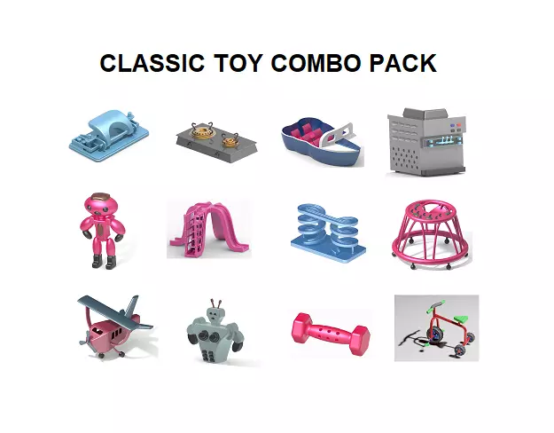 CLASSIC TOY COMBO PACK 3D Model Collection_0