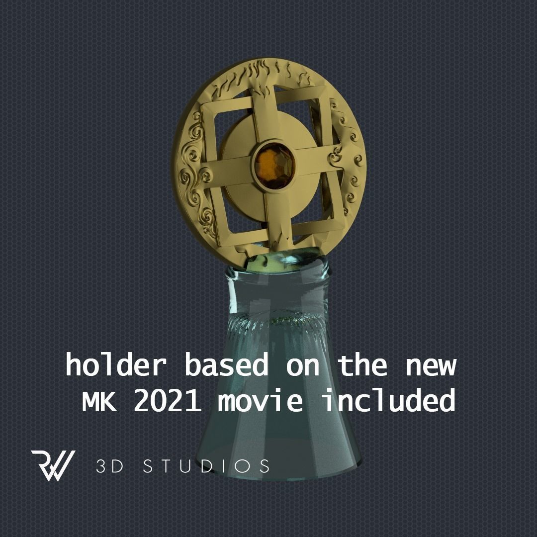 MK11 Amulet of Shinnok - STL File 3D print model_6