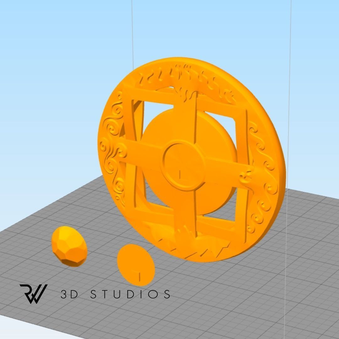 MK11 Amulet of Shinnok - STL File 3D print model_7