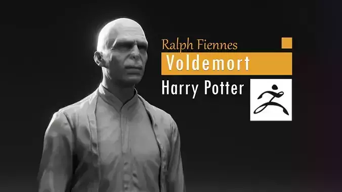 Ralph Fiennes - Voldemort - Harry Potter 3D print model
