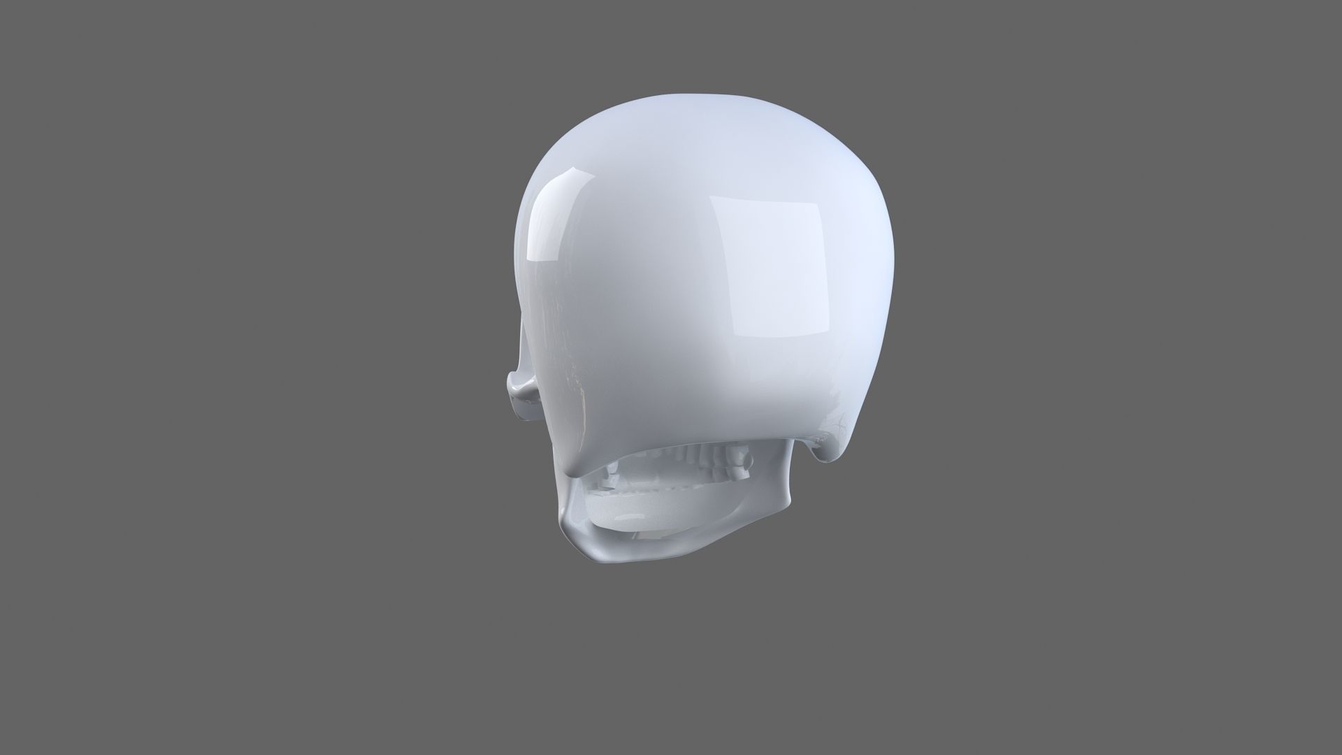 Human Skull 3d model 3D model_4