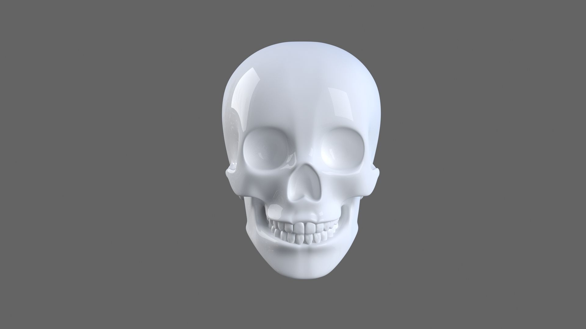 Human Skull 3d model 3D model_1