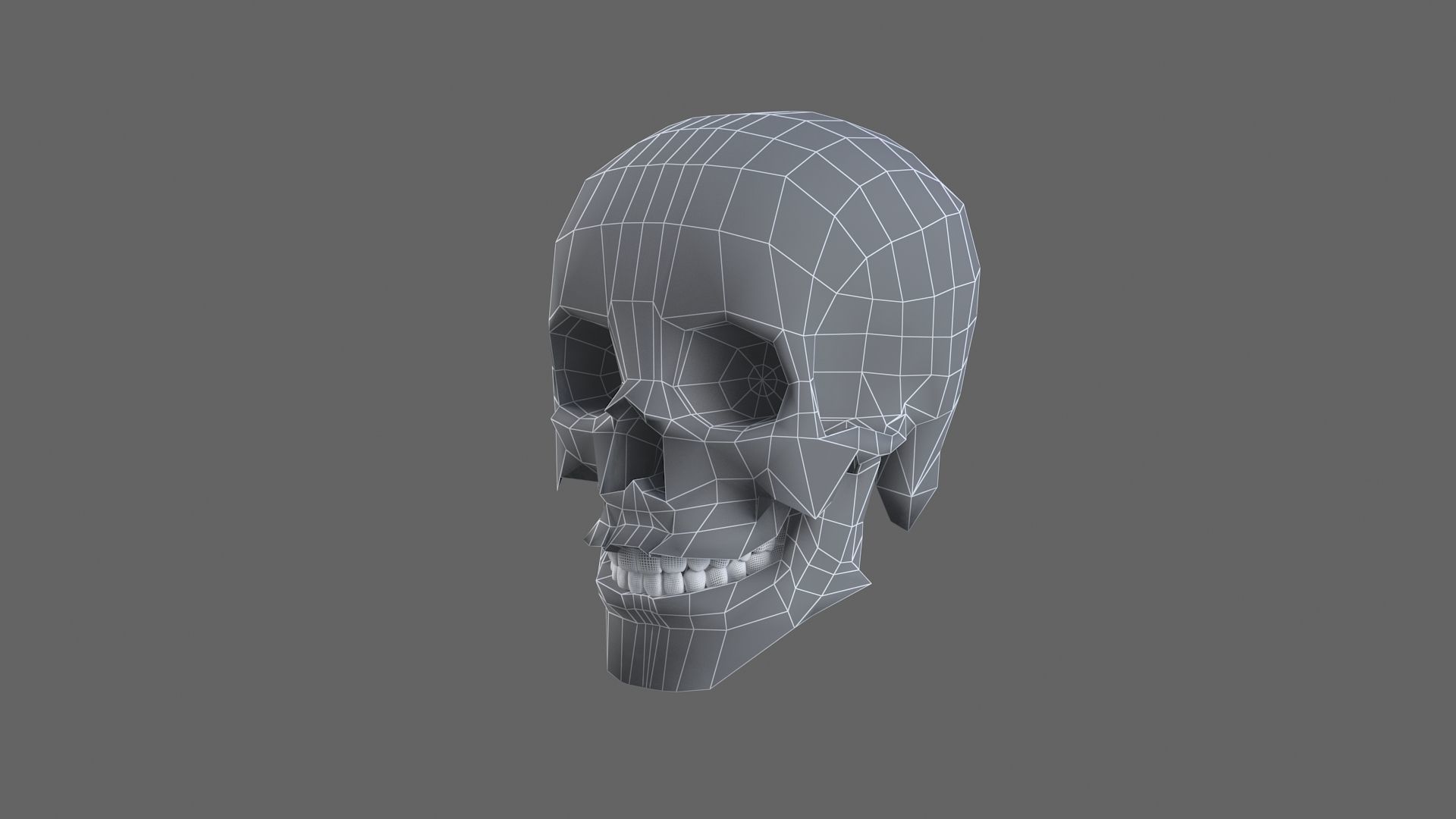 Human Skull 3d model 3D model_9