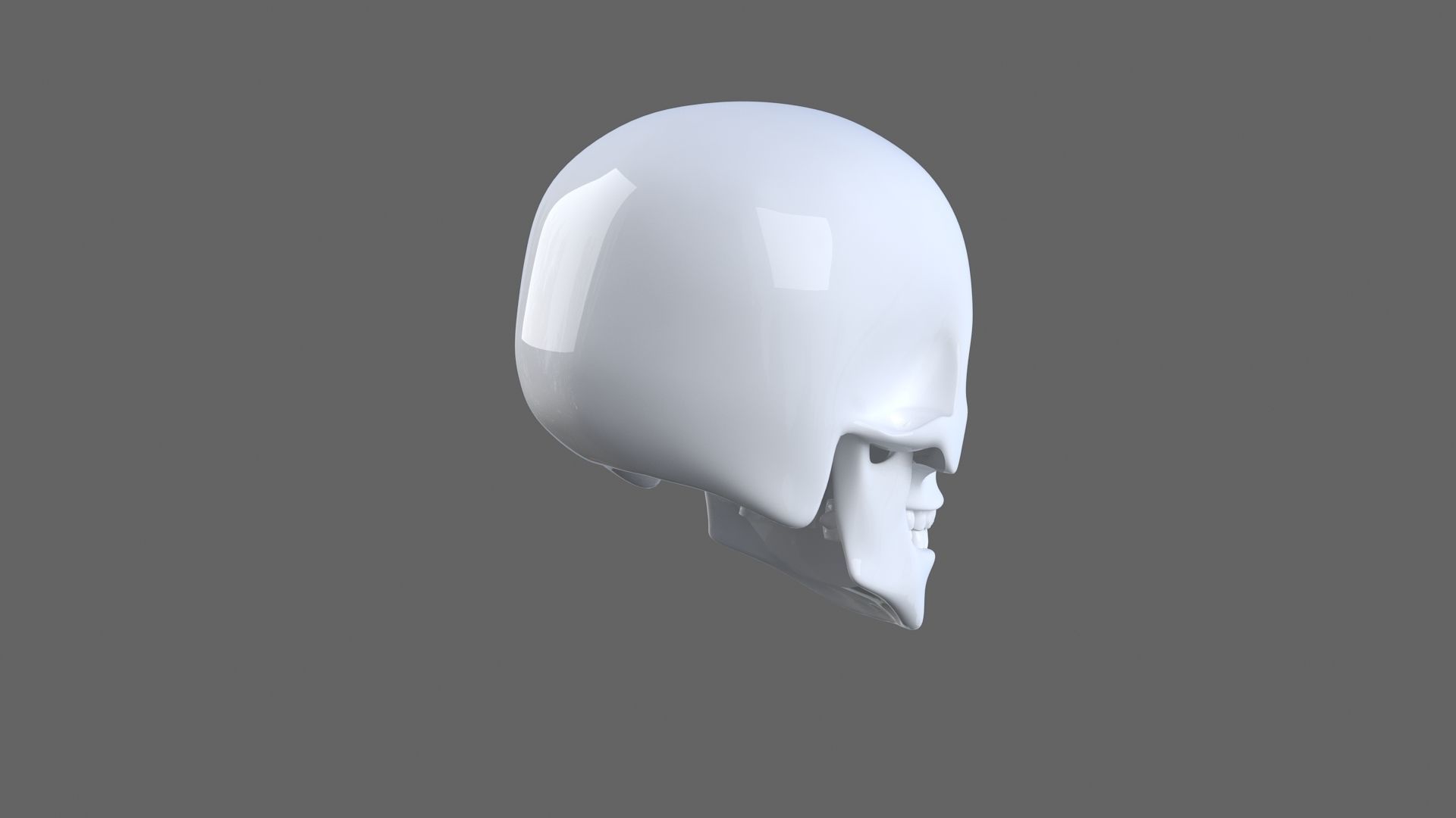 Human Skull 3d model 3D model_6